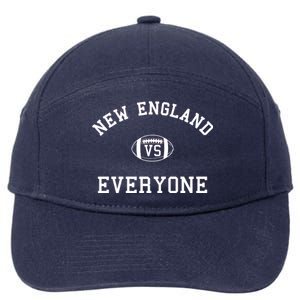 New England Vs Everyone Football Fan 7-Panel Snapback Hat