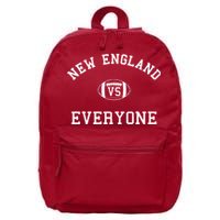 New England Vs Everyone Football Fan 16 in Basic Backpack