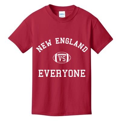 New England Vs Everyone Football Fan Kids T-Shirt