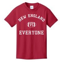 New England Vs Everyone Football Fan Kids T-Shirt