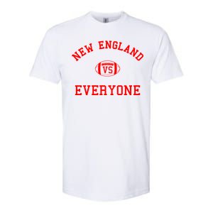 New England Vs Everyone Football Fan Softstyle CVC T-Shirt