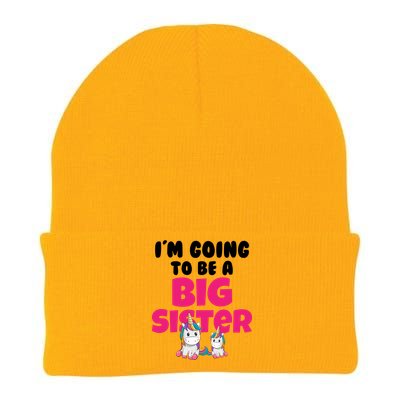 New I'm Going To Be A Big Sister Cute Unicorn Knit Cap Winter Beanie