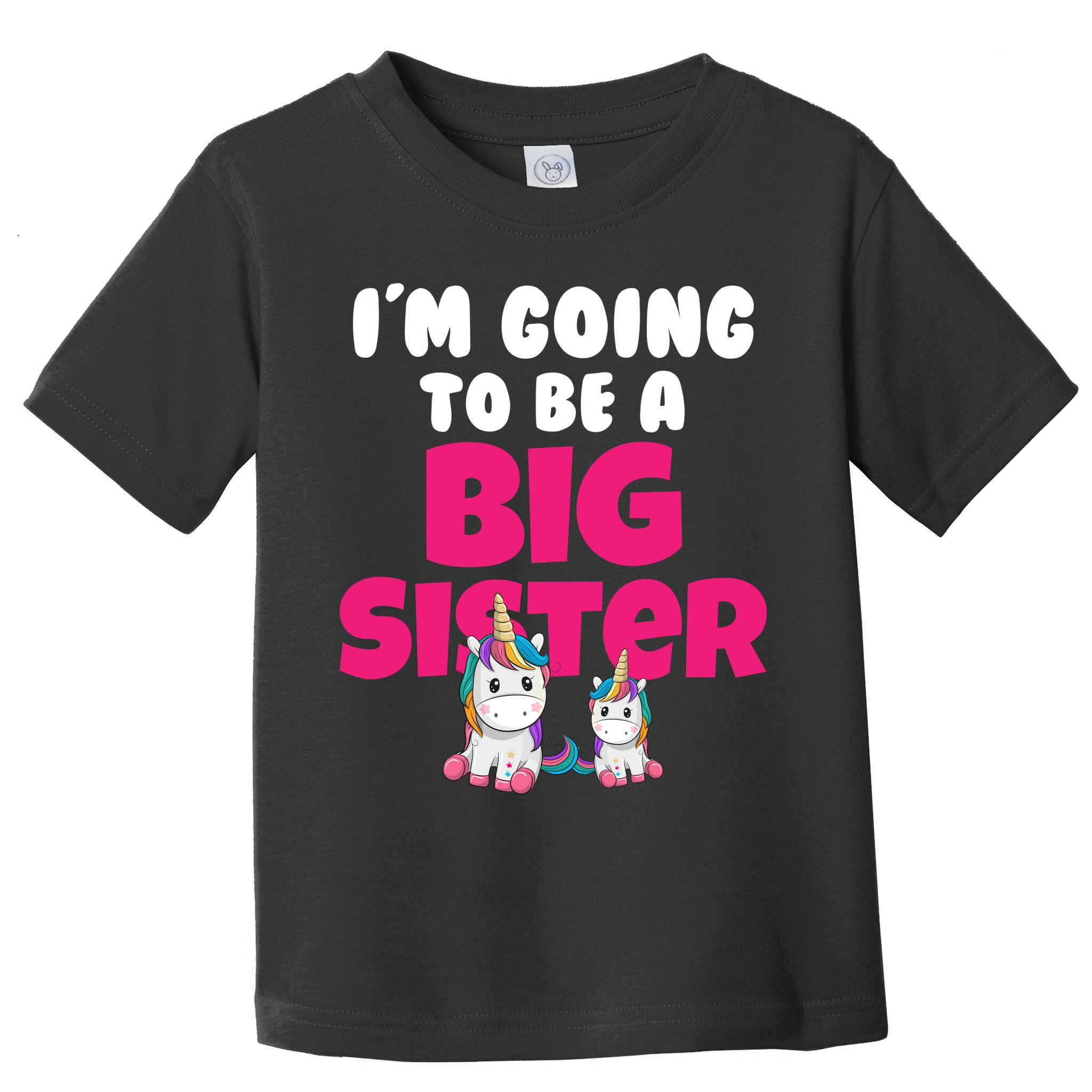 New I'm Going To Be A Big Sister Cute Unicorn Toddler T-Shirt