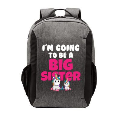New I'm Going To Be A Big Sister Cute Unicorn Vector Backpack