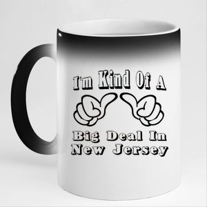 New Jersey Big Deal 11oz Black Color Changing Mug