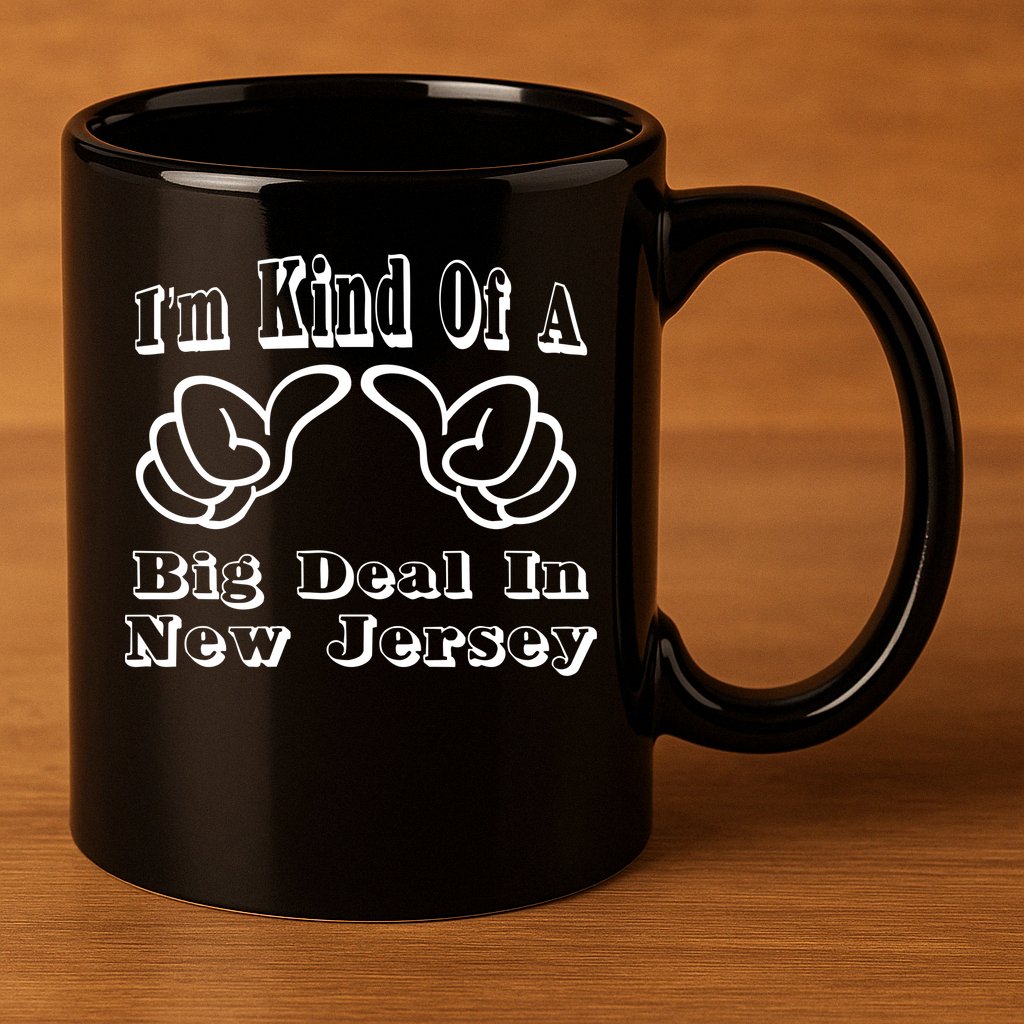 New Jersey Big Deal 11oz C Handle Ceramic Mug