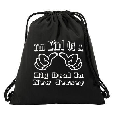 New Jersey Big Deal Drawstring Bag