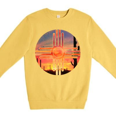 New Mexico Desert Sunset Premium Crewneck Sweatshirt