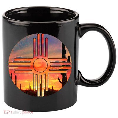 New Mexico Desert Sunset 11oz C Handle Ceramic Mug