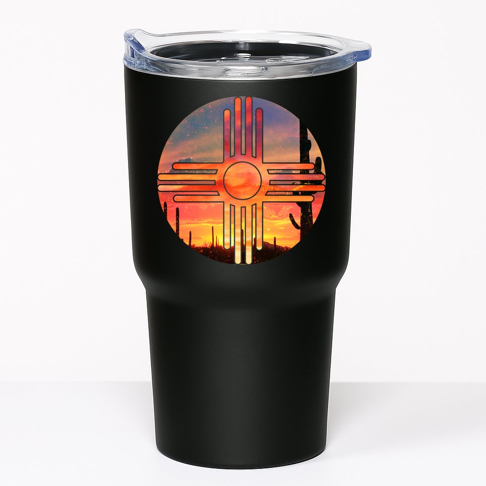 New Mexico Desert Sunset Tumbler