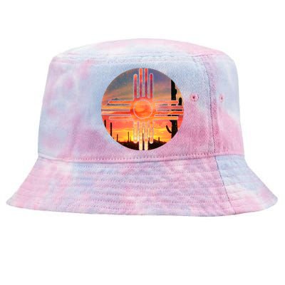 New Mexico Desert Sunset Tie-Dyed Bucket Hat