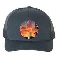 New Mexico Desert Sunset Yupoong Adult 5-Panel Trucker Hat