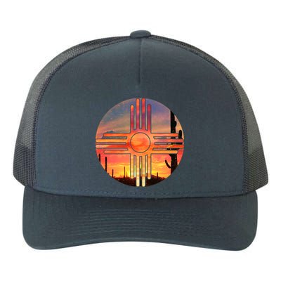 New Mexico Desert Sunset Yupoong Adult 5-Panel Trucker Hat