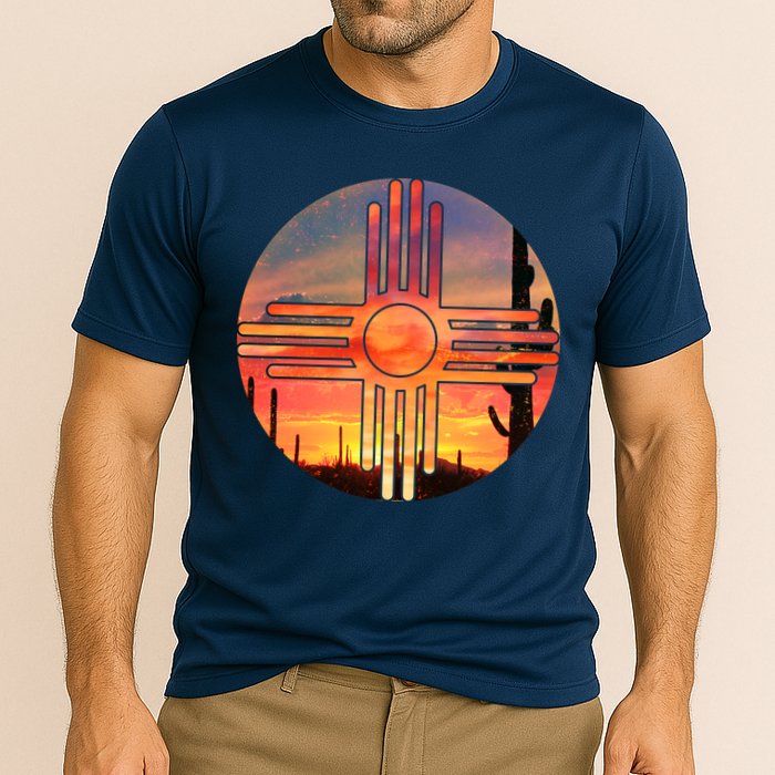 New Mexico Desert Sunset Performance Shirt
