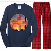 New Mexico Desert Sunset Long Sleeve Pajama Set