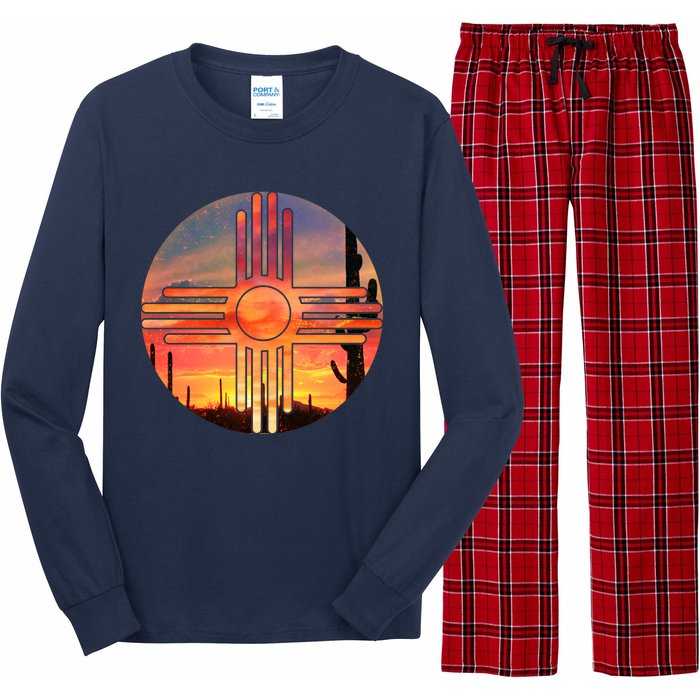 New Mexico Desert Sunset Long Sleeve Pajama Set