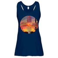 New Mexico Desert Sunset Ladies Essential Flowy Tank