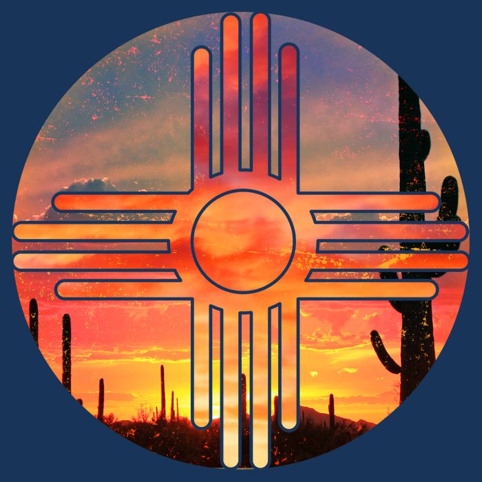 New Mexico Desert Sunset Ladies Essential Flowy Tank