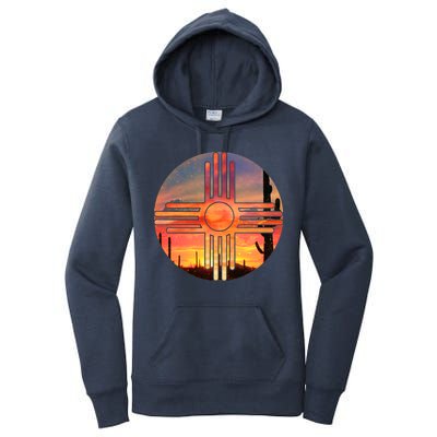 New Mexico Desert Sunset Women's Pullover Hoodie