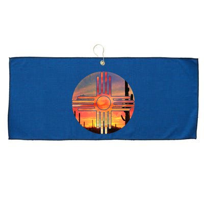 New Mexico Desert Sunset Large Microfiber Waffle Golf Towel