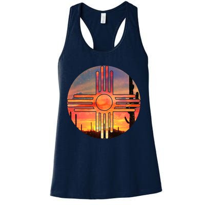 New Mexico Desert Sunset Womens Tank Top