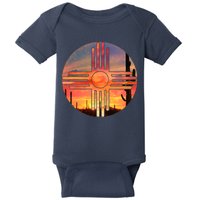 New Mexico Desert Sunset Baby Bodysuit