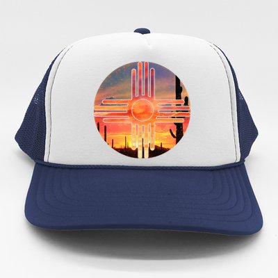 New Mexico Desert Sunset Trucker Hat