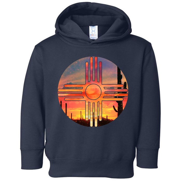 New Mexico Desert Sunset Toddler Hoodie