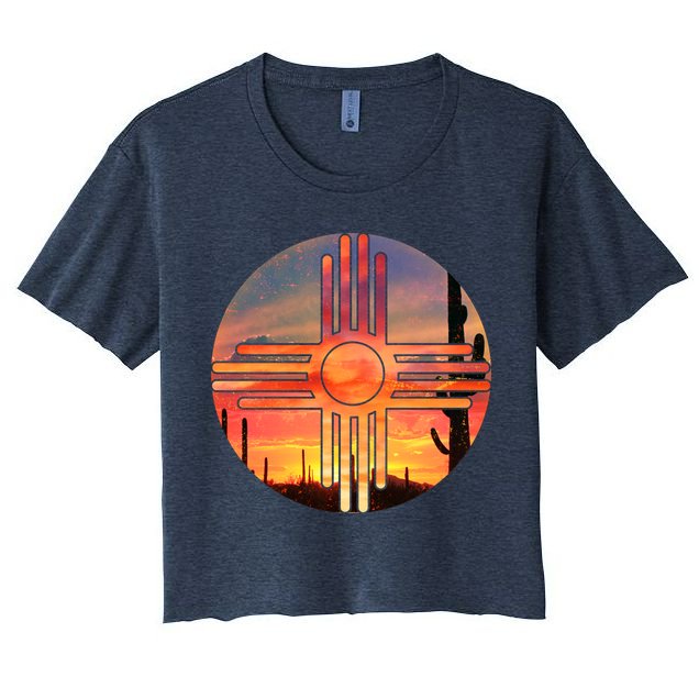 New Mexico Desert Sunset Crop Top