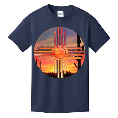 New Mexico Desert Sunset Kids T-Shirt