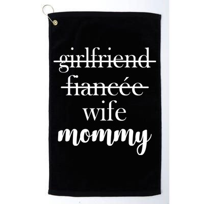 New Mommy Girlfriend Wife Fiancee  Golf Towel