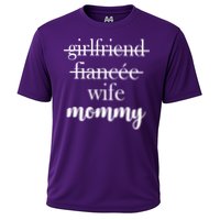 New Mommy Girlfriend Wife Fiancee  Cooling Performance Crew T-Shirt