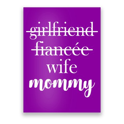 New Mommy Girlfriend Wife Fiancee  Poster