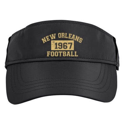 New Orleans Football Establish 1967 Adult Drive Performance Visor