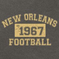 New Orleans Football Establish 1967 Cotton Canvas Backpack