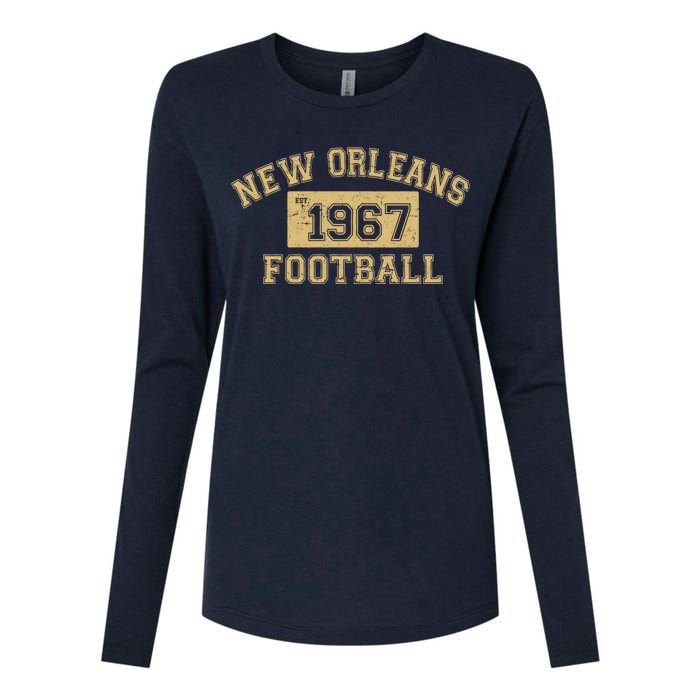 New Orleans Football Establish 1967 Womens Cotton Relaxed Long Sleeve T-Shirt