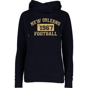 New Orleans Football Establish 1967 Womens Funnel Neck Pullover Hood