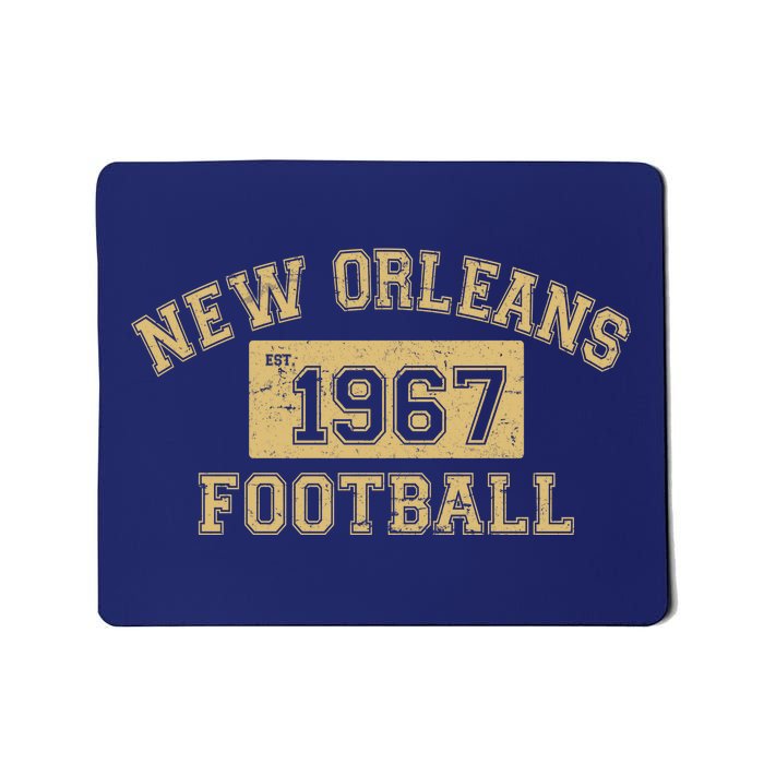 New Orleans Football Establish 1967 Mousepad