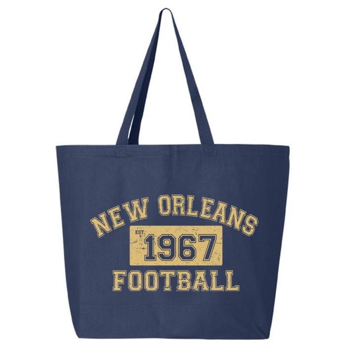 New Orleans Football Establish 1967 25L Jumbo Tote