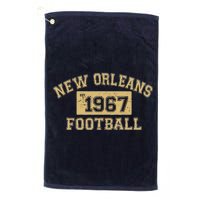 New Orleans Football Establish 1967 Platinum Collection Golf Towel