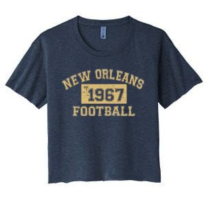 New Orleans Football Establish 1967 Women's Crop Top Tee