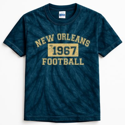 New Orleans Football Establish 1967 Kids Tie-Dye T-Shirt