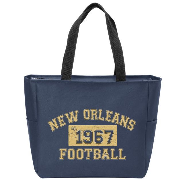 New Orleans Football Establish 1967 Zip Tote Bag