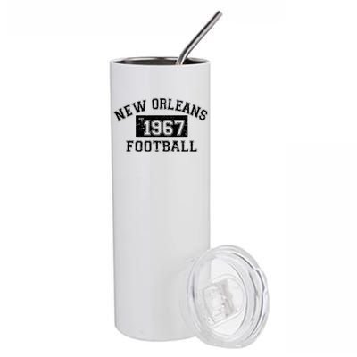 New Orleans Football Establish 1967 Stainless Steel Tumbler