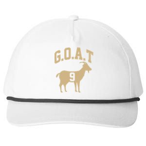 New Orleans Football No 9 GOAT Snapback Five-Panel Rope Hat