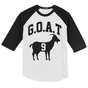 New Orleans Football No 9 GOAT Kids Colorblock Raglan Jersey