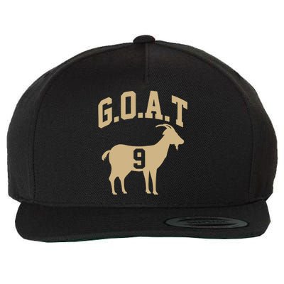 New Orleans Football No 9 GOAT Wool Snapback Cap