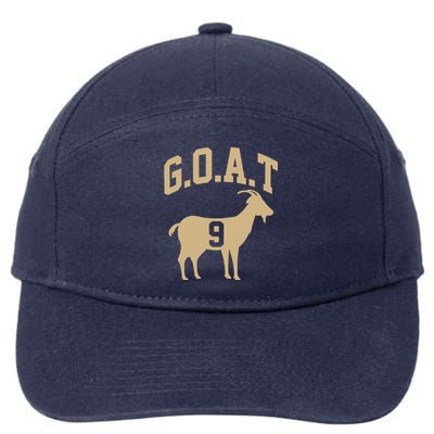 New Orleans Football No 9 GOAT 7-Panel Snapback Hat