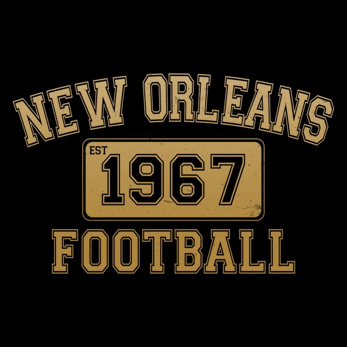 New Orleans LA Football Est 1967 Classic Logo Impact Tech Backpack