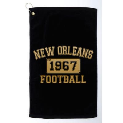 New Orleans LA Football Est 1967 Classic Logo Golf Towel
